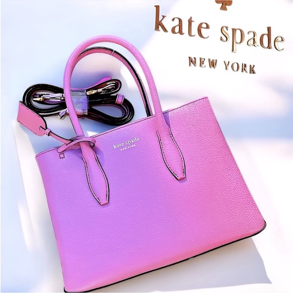 Kate Spade Eva Small Top Zip Satchel – Limited Edition Purple Mauve, NWT - Picture 2 of 16